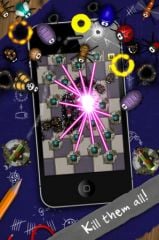 free iPhone app Pocket Bugs - Cute bugs and awesome weapons