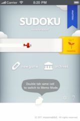 free iPhone app SUDOKU