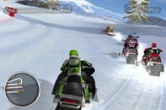 free iPhone app Snow Moto Racing