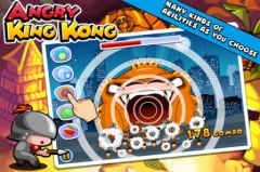 free iPhone app Angry King Kong