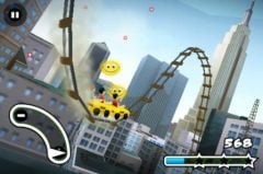 free iPhone app New York 3D Rollercoaster Rush