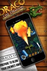 free iPhone app Draco The Dragon: The Fire-Breathing Quest!