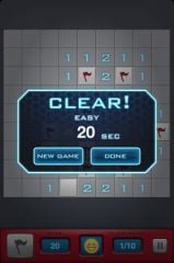 free iPhone app Minesweeper By Layer Studio