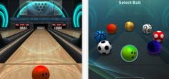 free iPhone app Bowling Game 3D