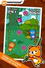 free iPhone app Tap Tap Jump - Tappi Bear