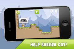 free iPhone app Burger Cat