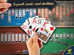 free iPhone app Ace Spider Solitaire HD
