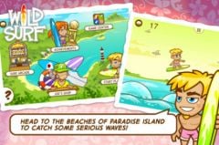 free iPhone app Wild Surf - Paradise Island