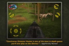 free iPhone app Carnivores: Dinosaur Hunter
