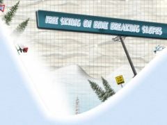 free iPhone app Stickman Ski Racer