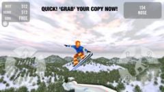 free iPhone app Crazy Snowboard