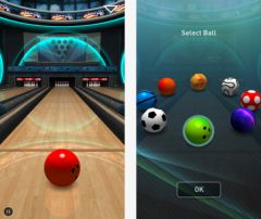 free iPhone app Bowling Game 3D