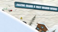 free iPhone app Stickman Ski Racer