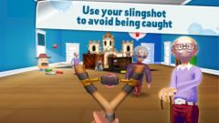free iPhone app Naughty Boy - Sling and shoot