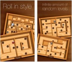 free iPhone app Wooden Labyrinth 3D