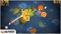 free iPhone app Fruit Ninja 