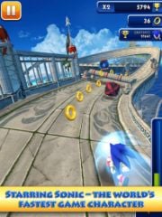 free iPhone app Sonic Dash