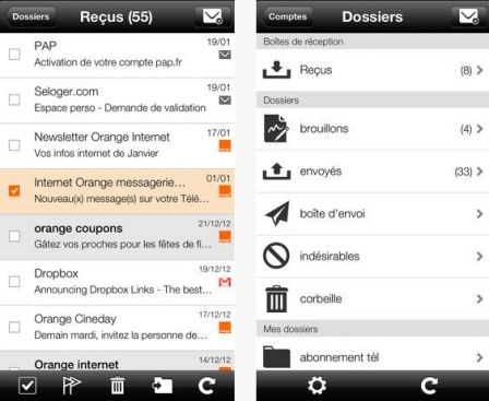 Decouvrez l'application Mail d'Orange pour iPhone : gratuite et pratique !...