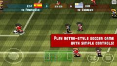 free iPhone app Pixel Cup Soccer