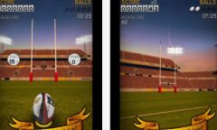 free iPhone app Flick Kick Rugby