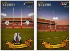 free iPhone app Flick Kick Rugby