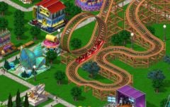 free iPhone app RollerCoaster Tycoon 4 Mobile