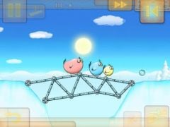 free iPhone app Fat Birds Build a Bridge! HD
