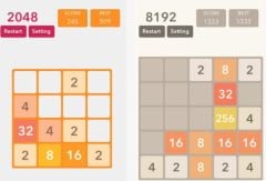 free iPhone app 2048 Game With New Levels