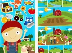 free iPhone app Farm Story Maker Activity Game