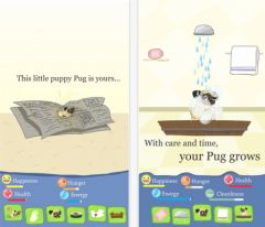 free iPhone app Growing Pug