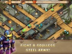 free iPhone app Iron Heart: Steam Tower TD