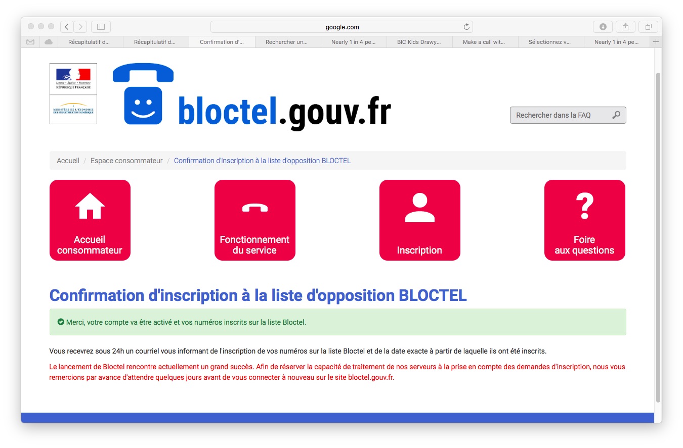 Liste Bloctel : stop au démarchage téléphonique, comment ça marche ? (MàJ)