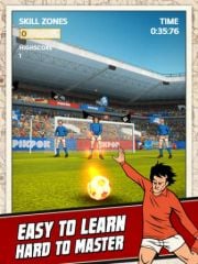 free iPhone app Flick Kick Football