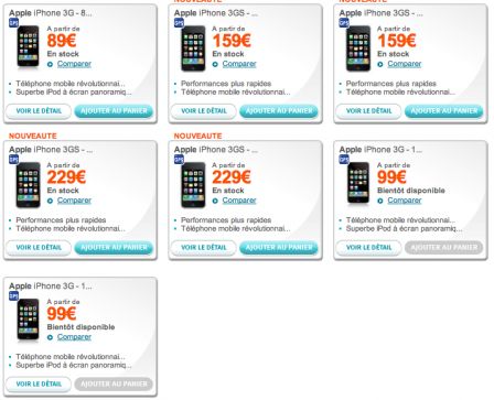 stock BT 3GS 01, août 2009 stock BT 3GS 01