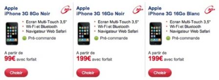 iphone chez sfr
