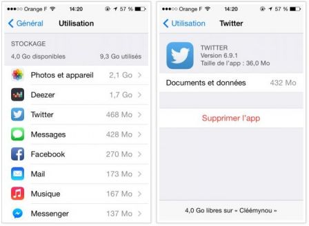 comment nettoyer memoire ipad