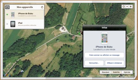 comment utiliser localiser mon iphone sur pc