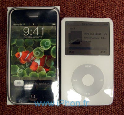 Comparaison iPhone avec iPod en images - iPhone 4S, iPad, iPod touch