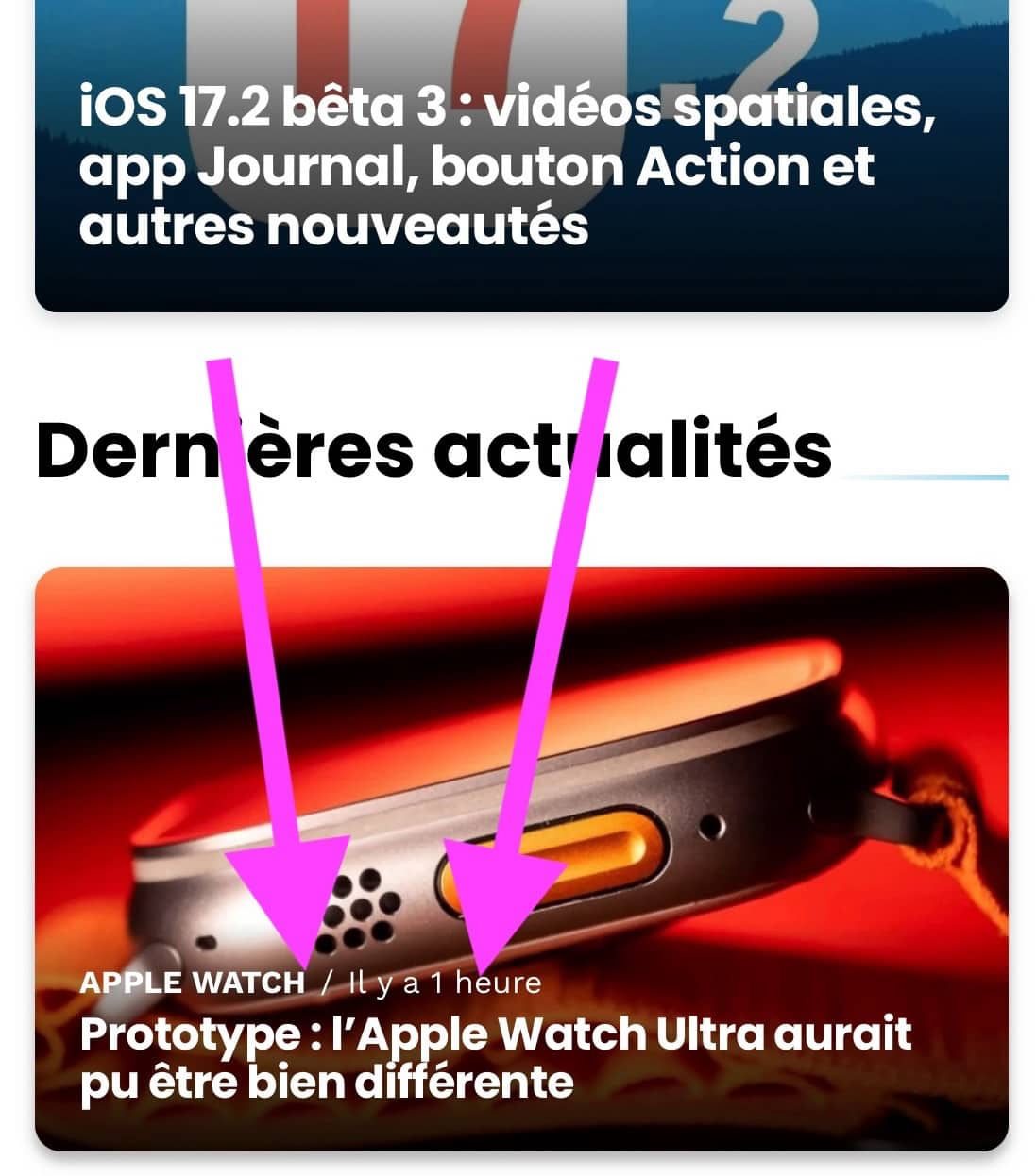 Astuce Safari double-appui nouvel onglet