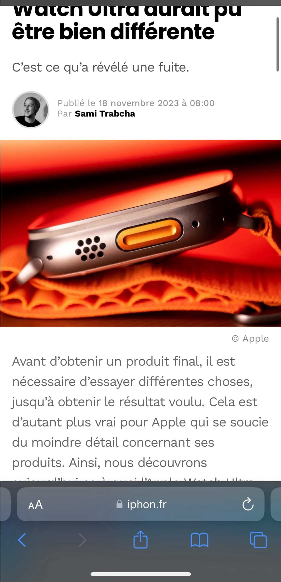 Astuce Safari nouvel onglet