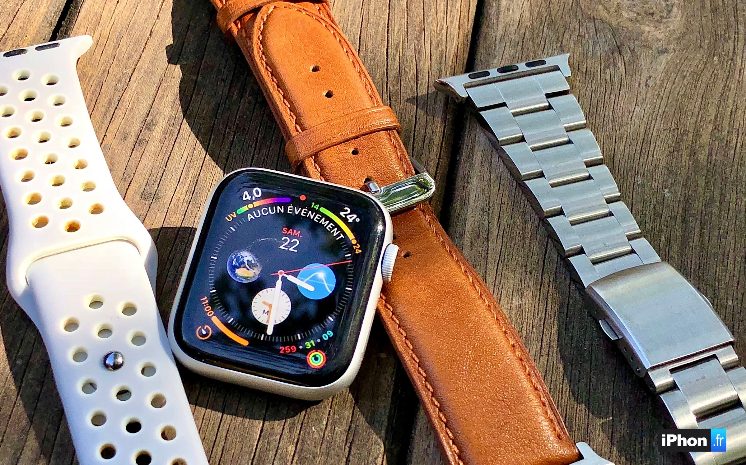 Bracelet Apple Watch Serie 4 Cuir