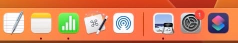 AirDrop dans le Dock