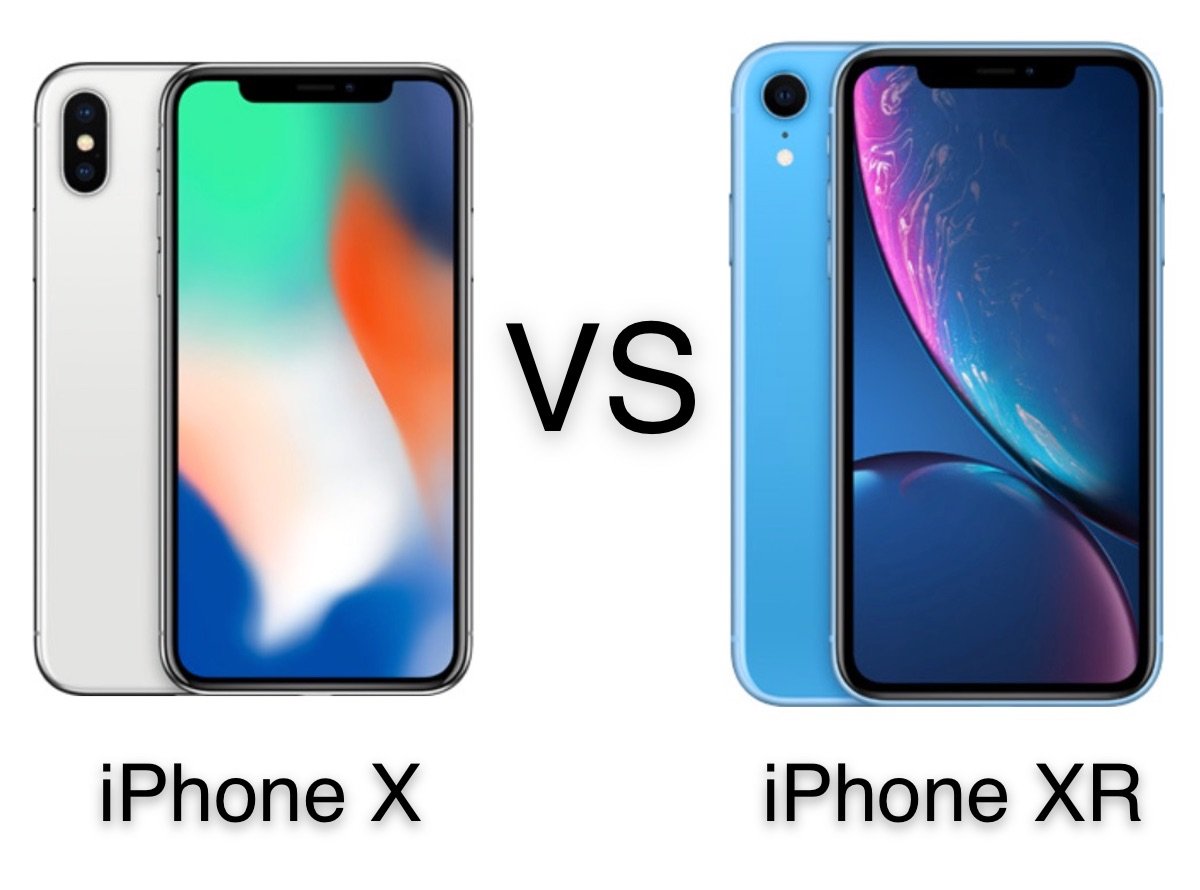 Differences iPhone X iPhone XR