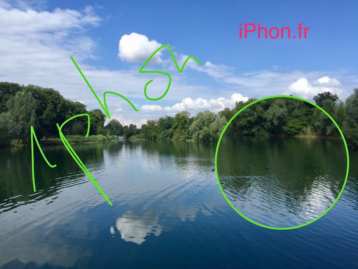 Astuce iOS édition markup photos