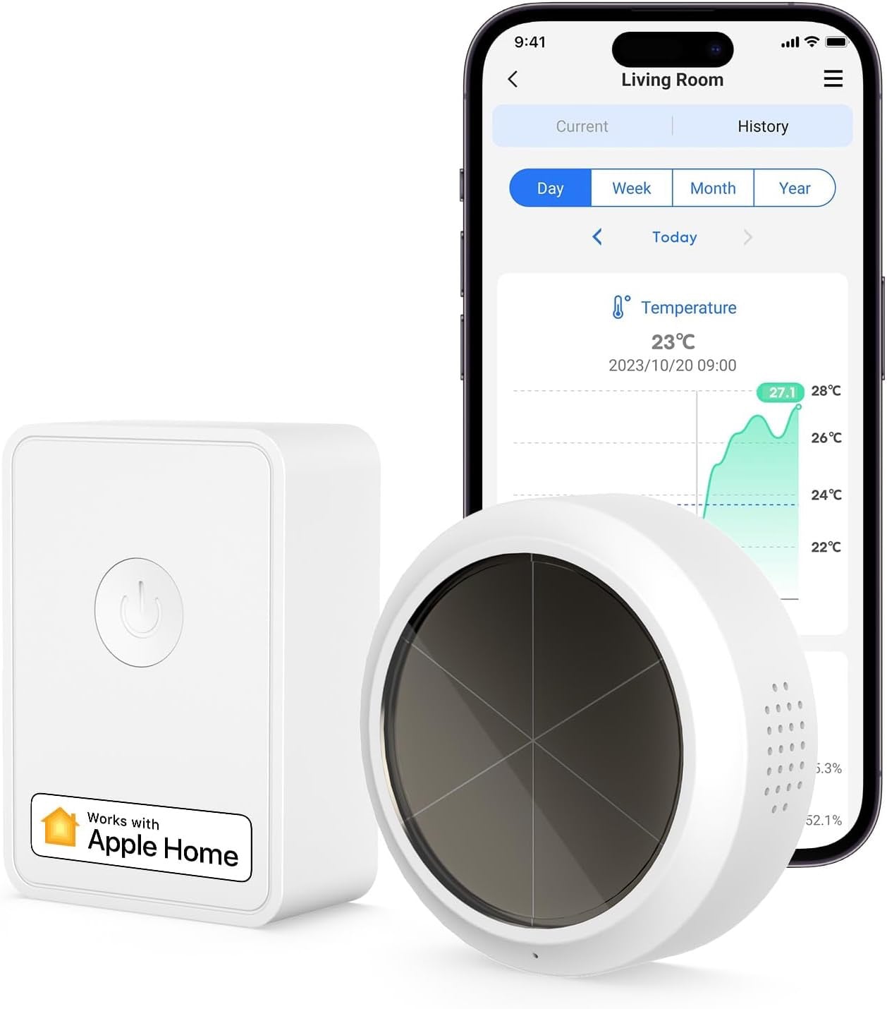 Thermomètre Meross HomeKit