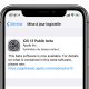 iOS 13 beta publique