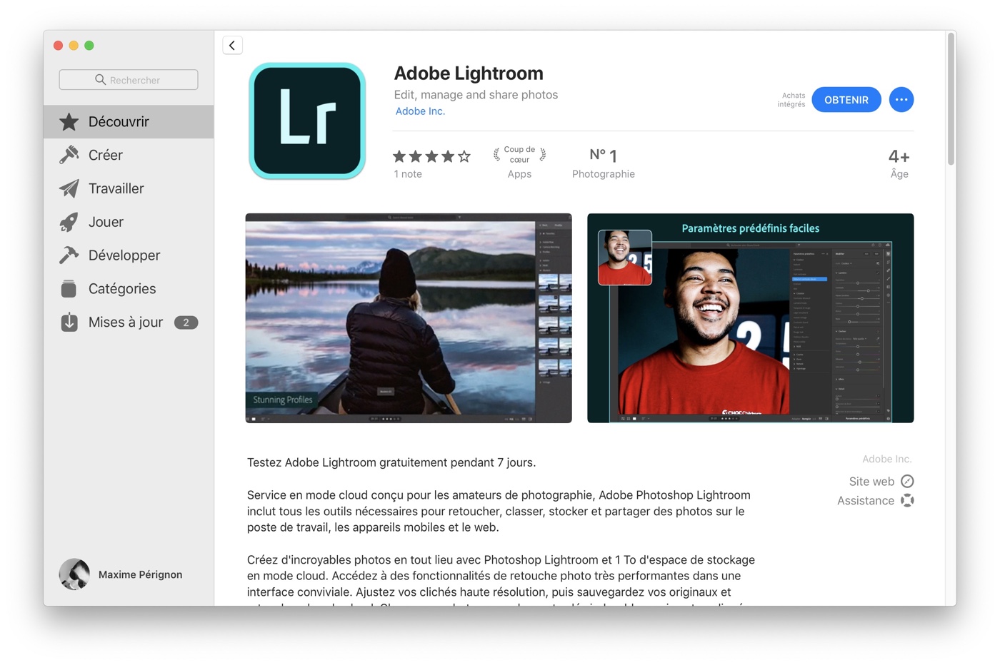 Lightroom Mac App Store