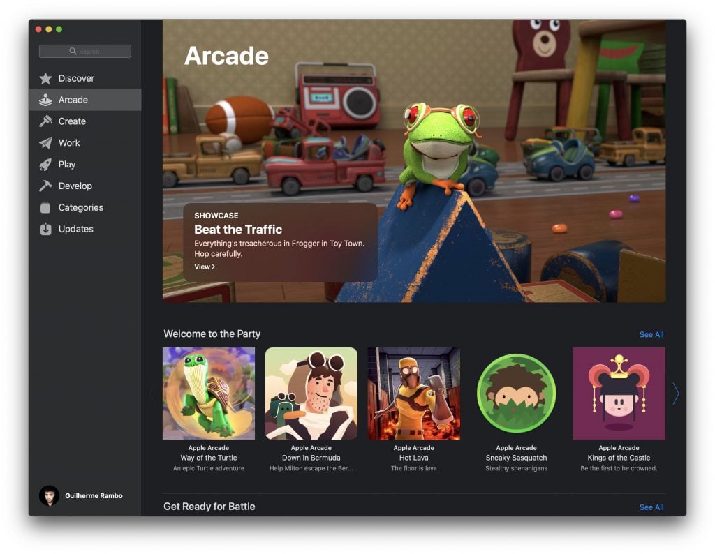 Apple Arcade sur Mac App Store