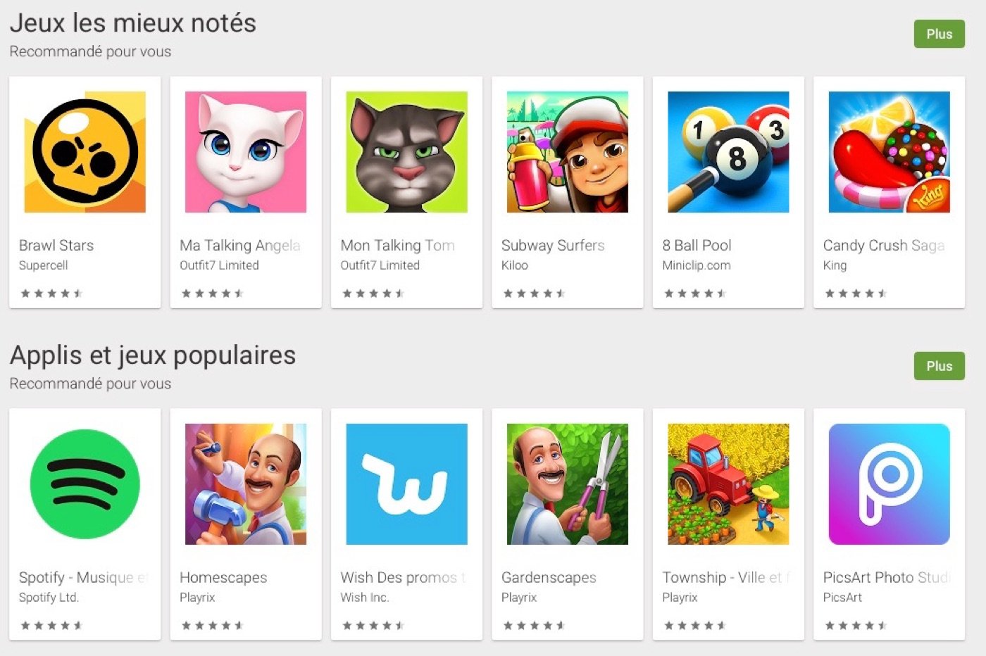 Abonnement apps jeux Google Play Pass