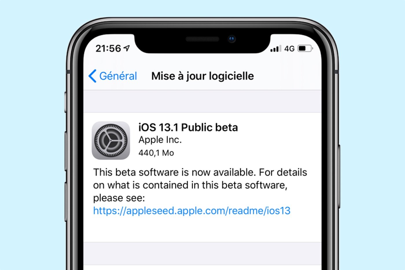beta publique iOS 13.1